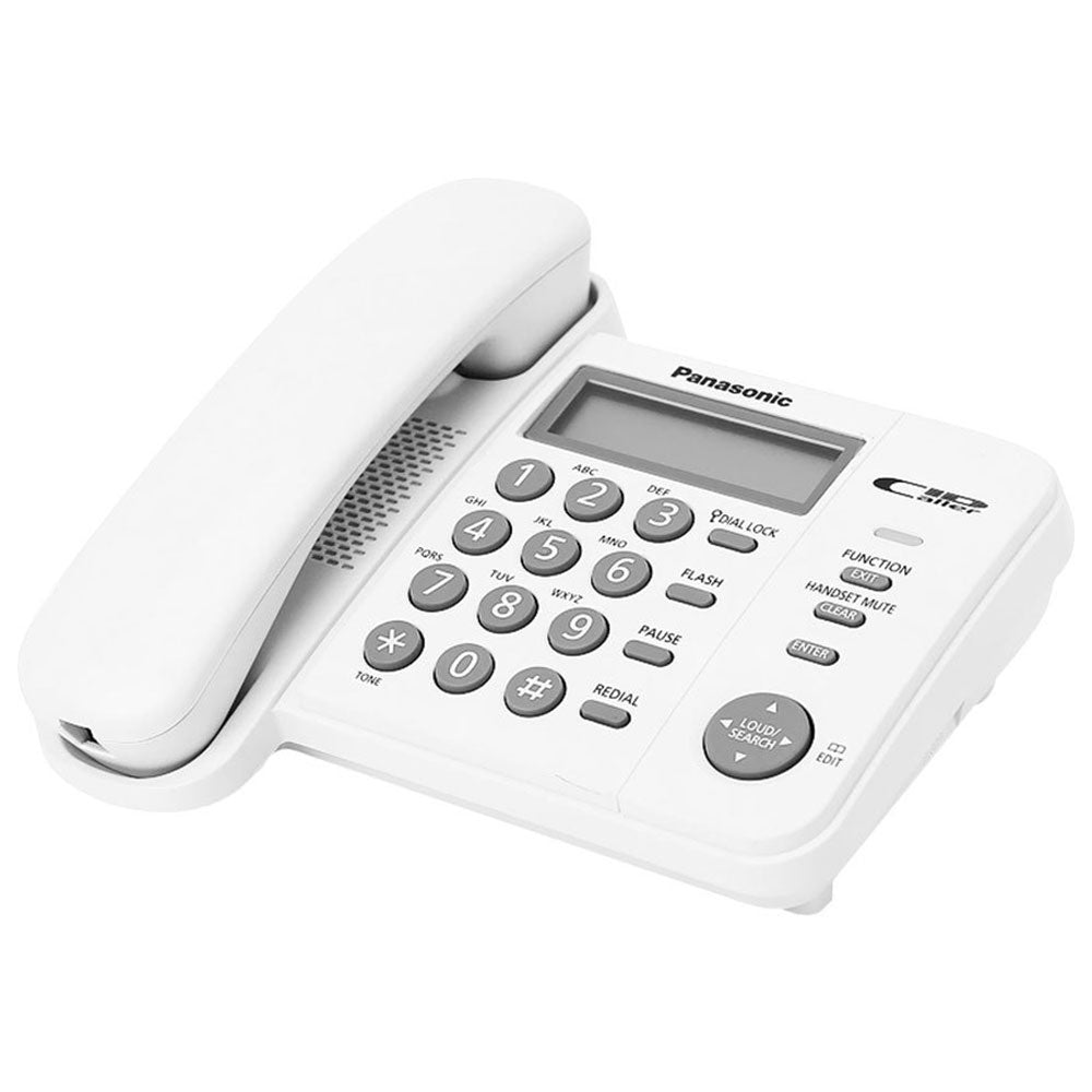 تليفون أرضى باناسونيك KX-TS560FX - أبيض