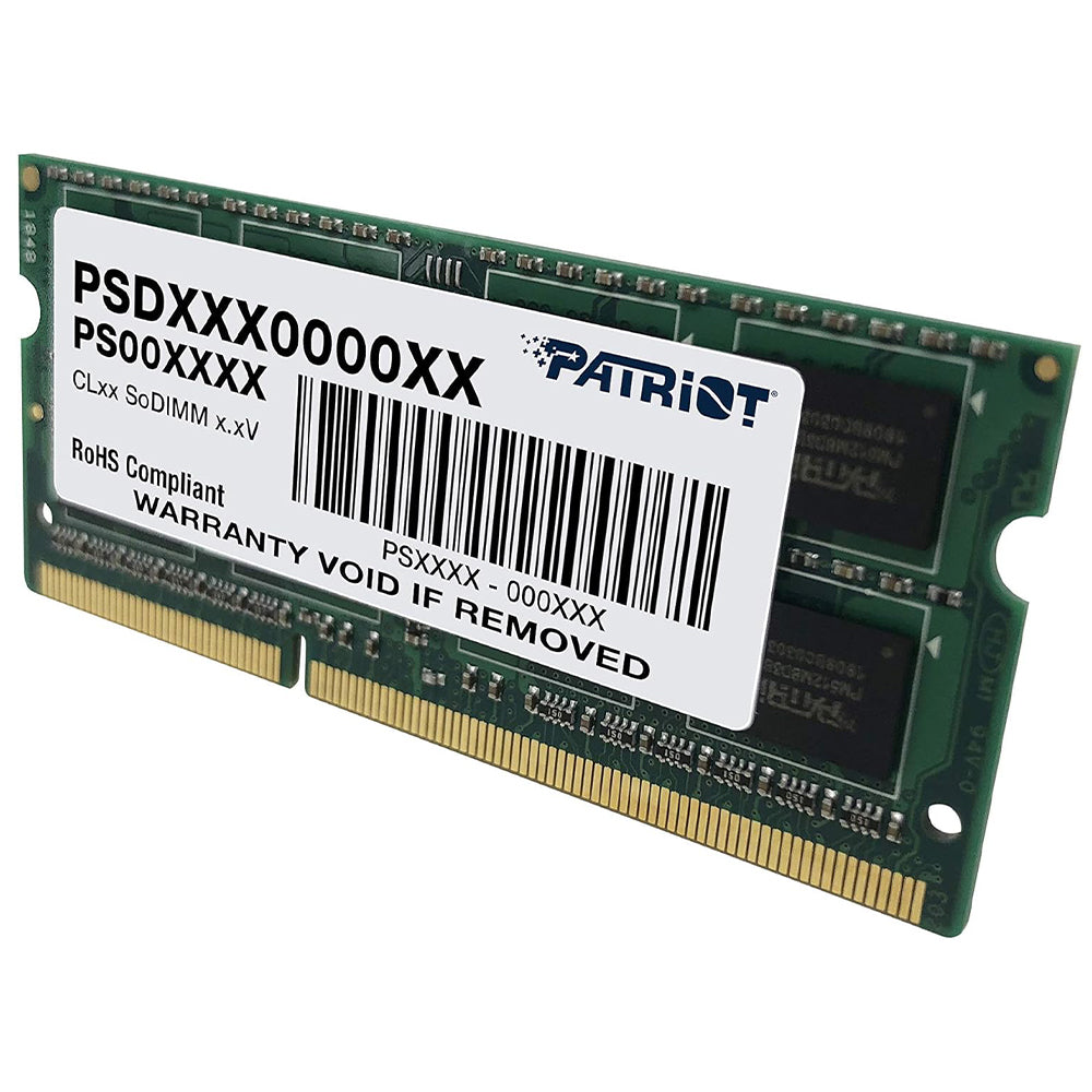 Patriot RAM For Laptop 4GB DDR3 1600MHZ
