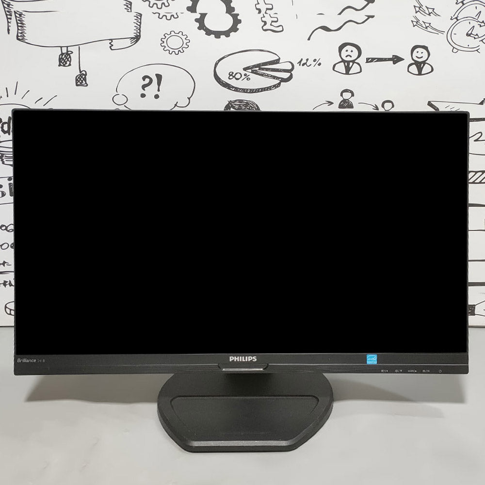 Philips 241B7Q 24 Inch IPS LED FHD HDMI + Cam Frameless Monitor (Original Used)