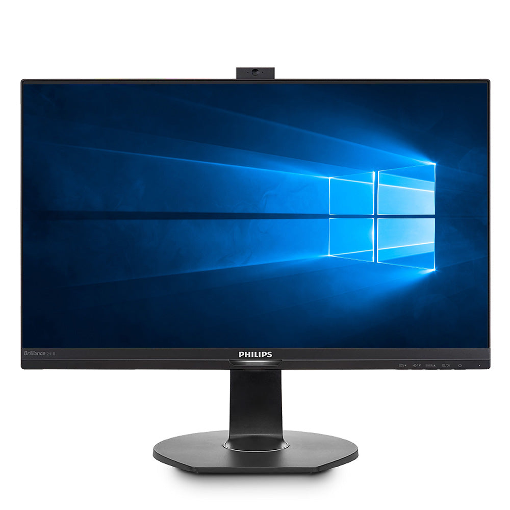شاشة فيليبس 241B7Q مسطحة 24 بوصة IPS LED FHD HDMI + كاميرا بدون إطار (استعمال خارج)