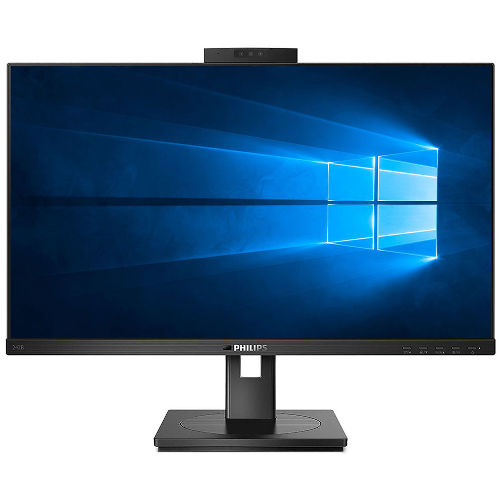 شاشة فيليبس 242B مسطحة 24 بوصة IPS LED FHD HDMI + كاميرا بدون إطار (استعمال خارج)