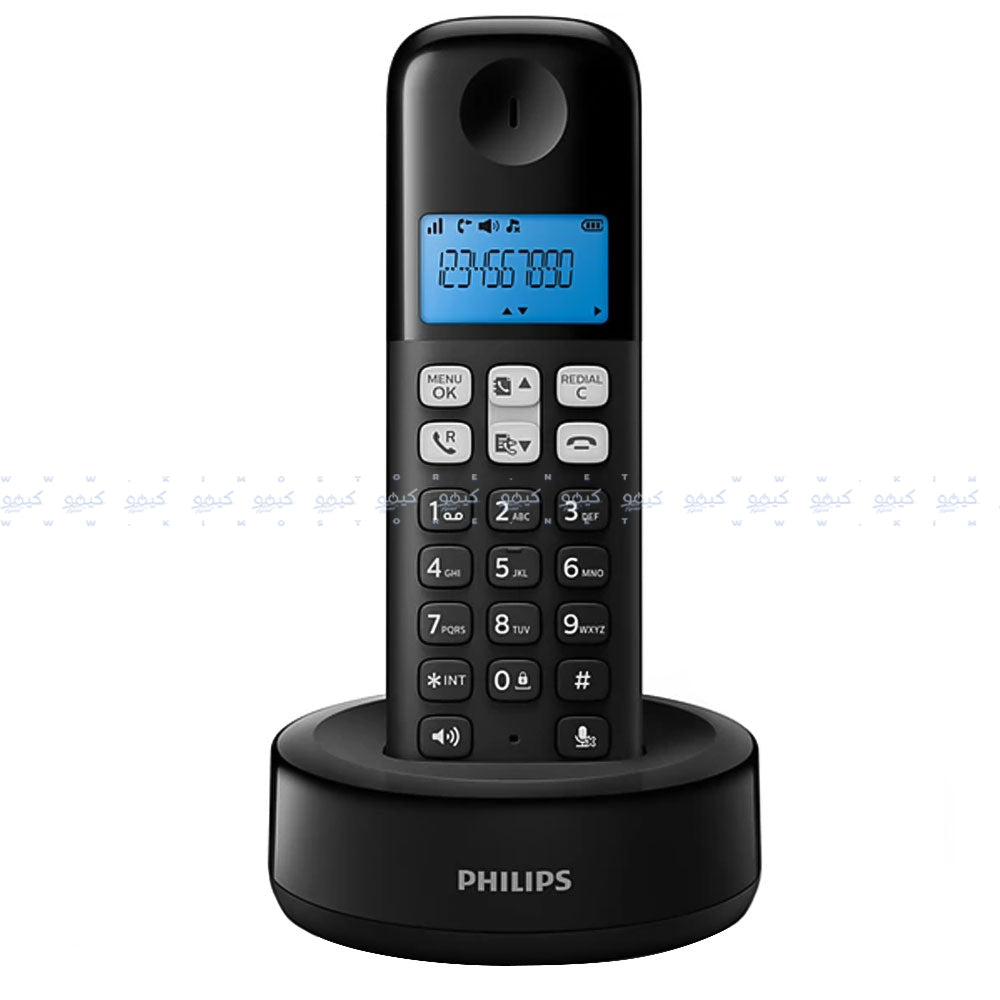 Philips D1611B/63 Cordless Telephone - Black