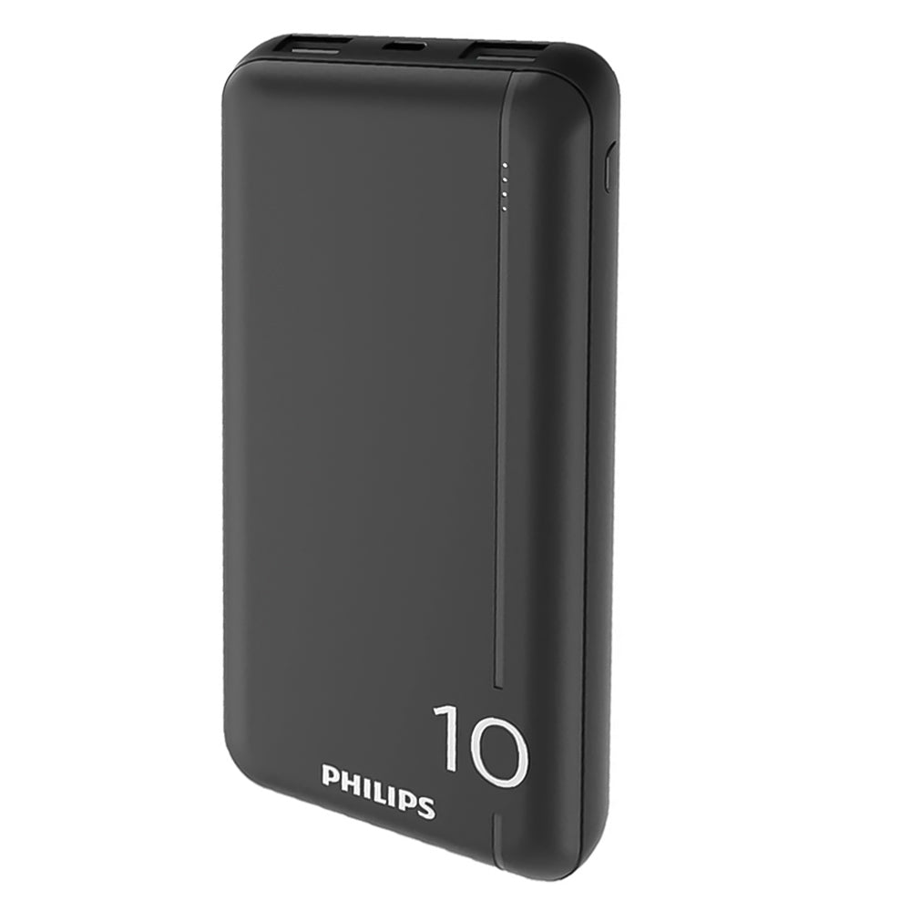 Philips DLP1812PB/00 Power Bank 2x USB + Type-C + Micro 20W Fast Charging 10000mAh - Black