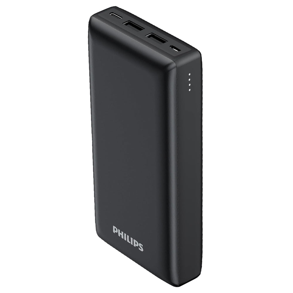 Philips DLP7721C/00 Power Bank 2x USB + Type-C + Micro 20W Fast Charging 20000mAh - Black