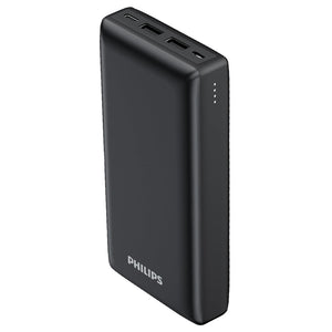 Philips DLP7721C/00 Power Bank 2x USB + Type-C + Micro 20W Fast Charging 20000mAh - Black