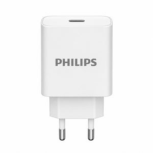 Philips GaN DLP2629CW Wall Charger Type-C 20W Fast Charging - White