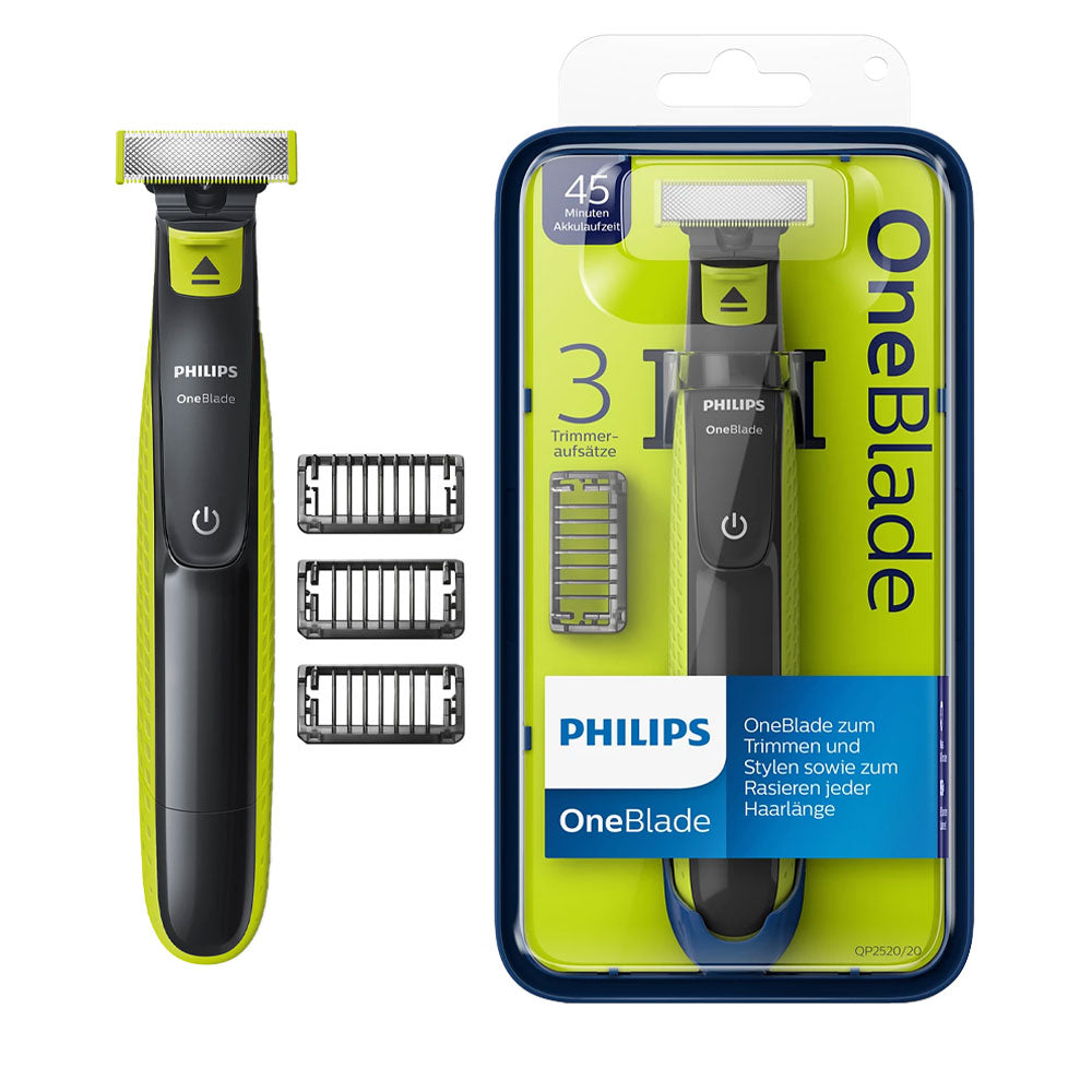 Philips OneBlade Wet & Dry Trimmer and Shaver QP2520/20