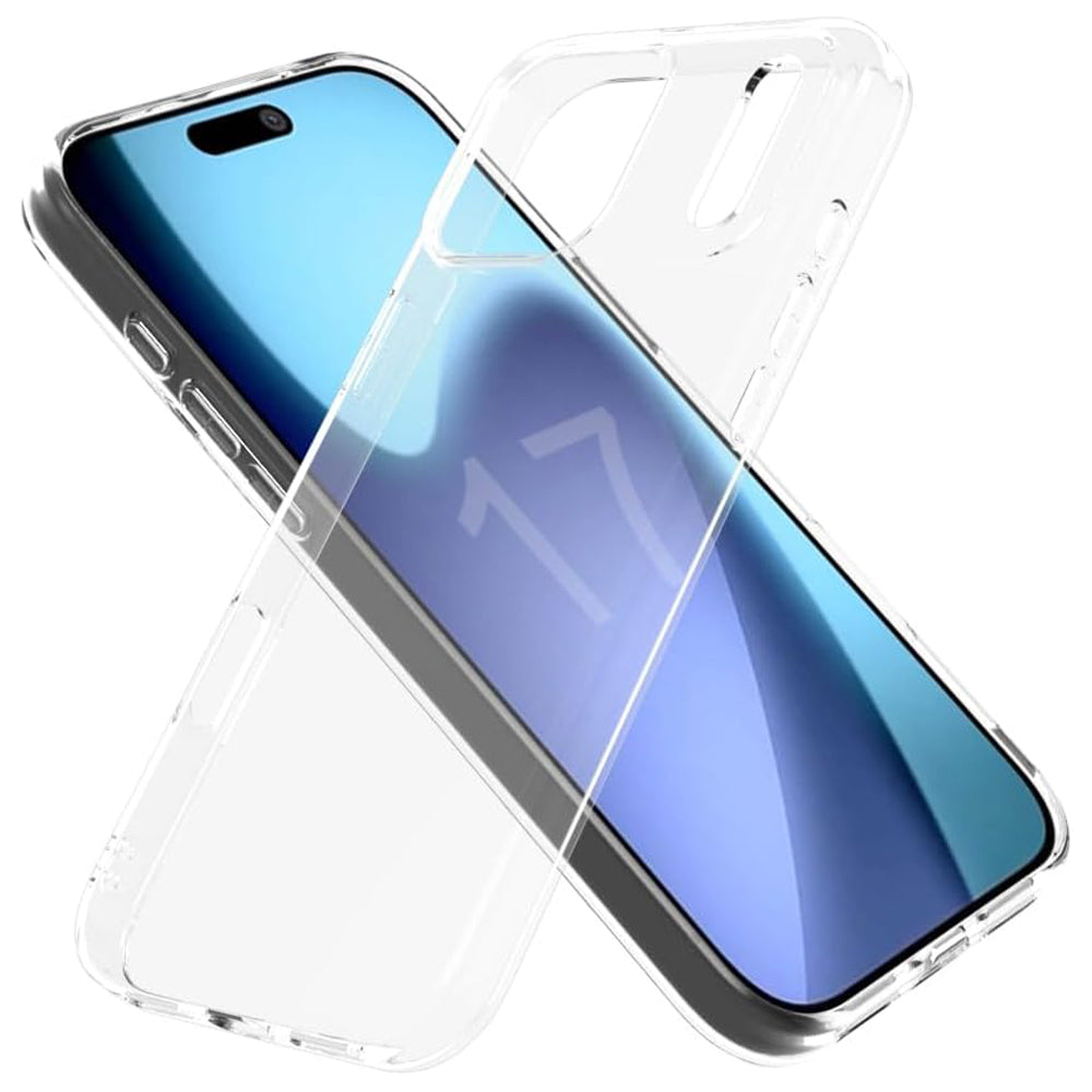 كفر موبايل سيليكون شفاف ايفون 17 برو ماكس