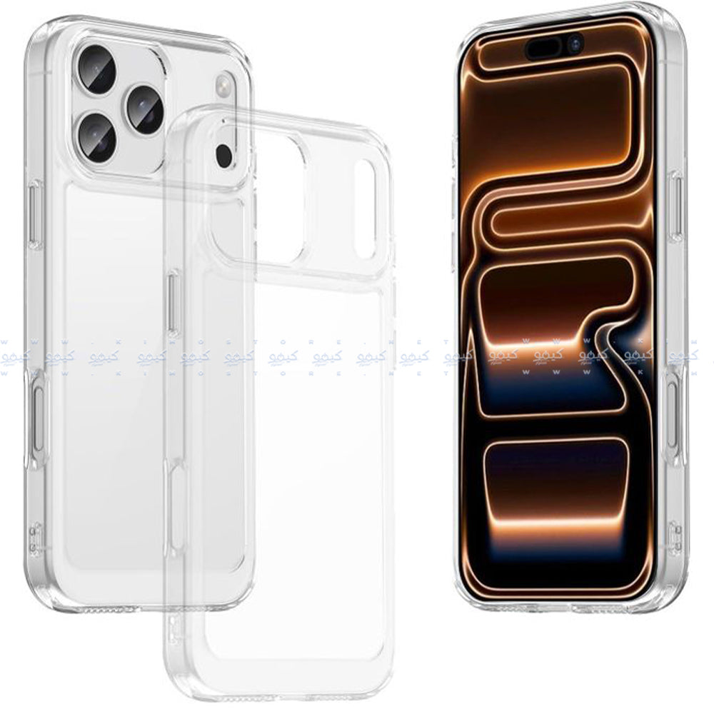 كفر موبايل سيليكون شفاف ايفون 17 
