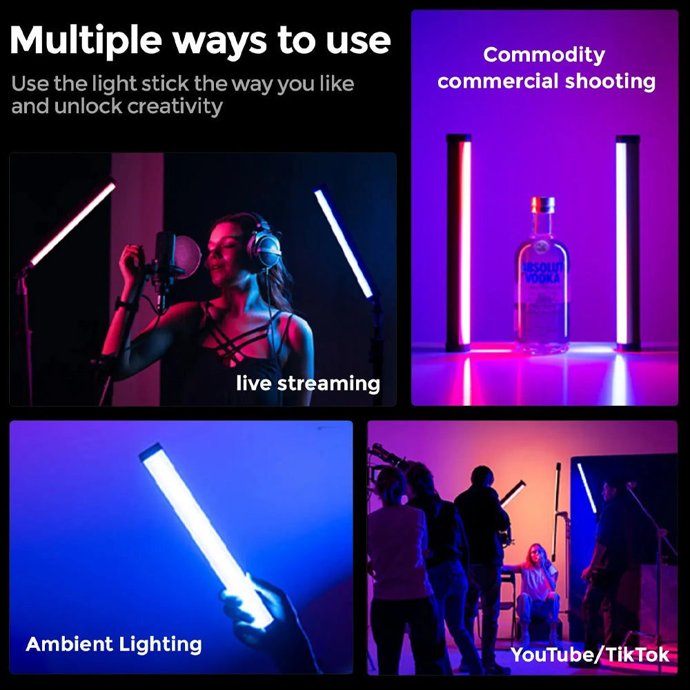 Photoolex B320S RGB LED Light Wand Stick