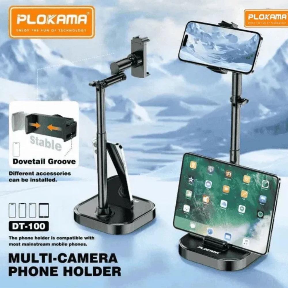 Plokama DT-100 Desktop Phone Holder 360° Full Rotation