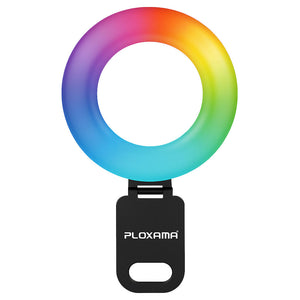 رينج لايت LED مشبك موبايل بلوكاما U20 PRO RGB 