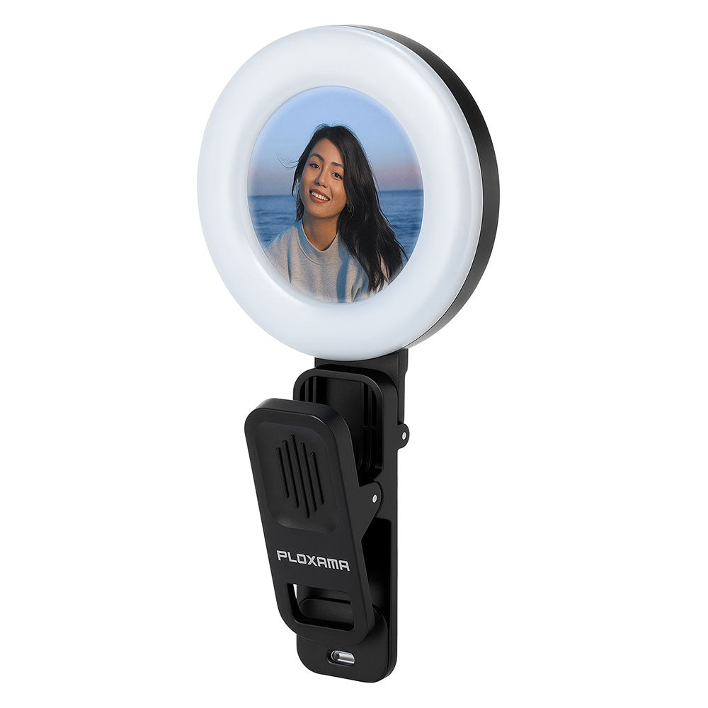 Plokama U20 Phone Clip LED Selfie Ring Light