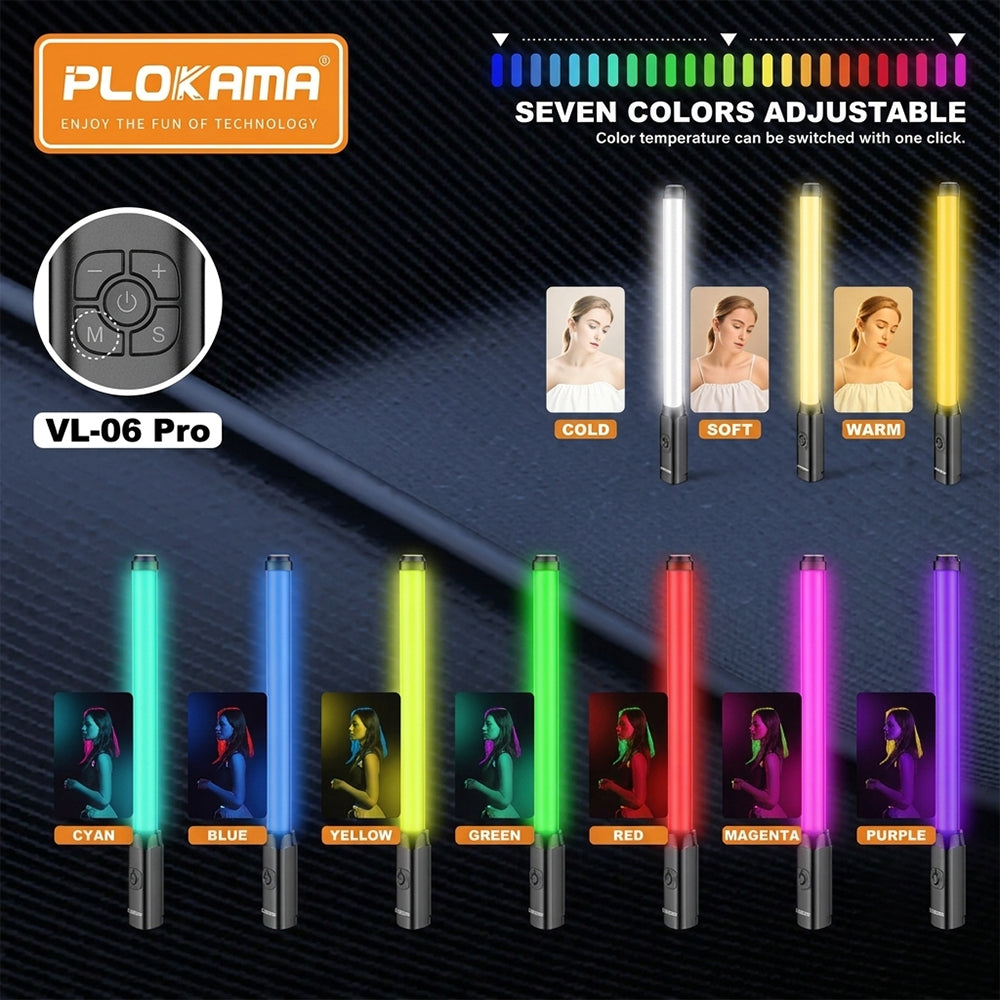عصا إضاءة RGB LED بلوكاما VL-06 Pro