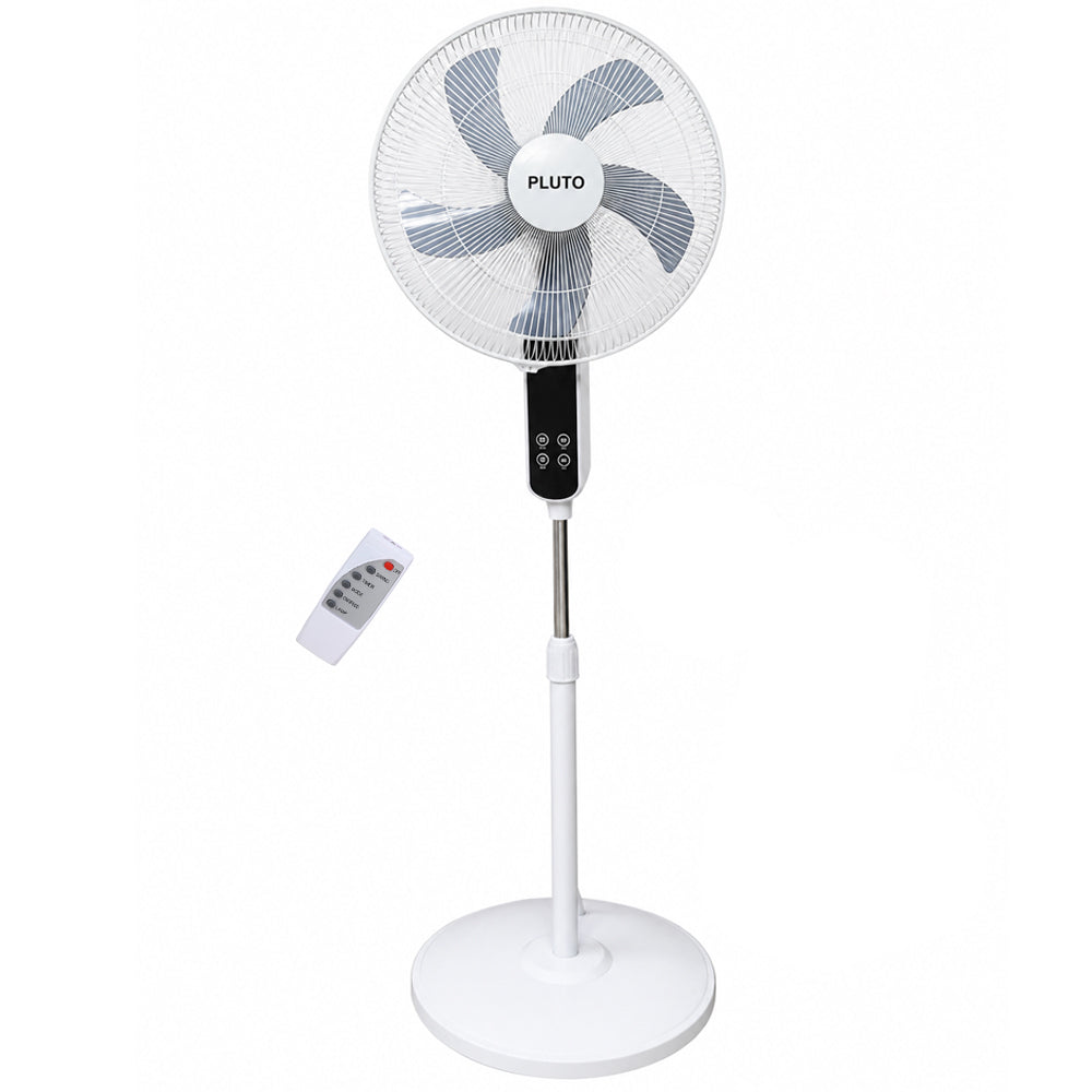 Pluto Stand Fan With Remote AOIE-FS65R 18 Inch - White