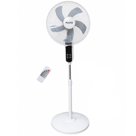 Pluto Stand Fan With Remote AOIE-FS65R 18 Inch - White