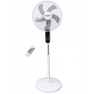 Pluto Stand Fan With Remote AOIE-FS65R 18 Inch - White