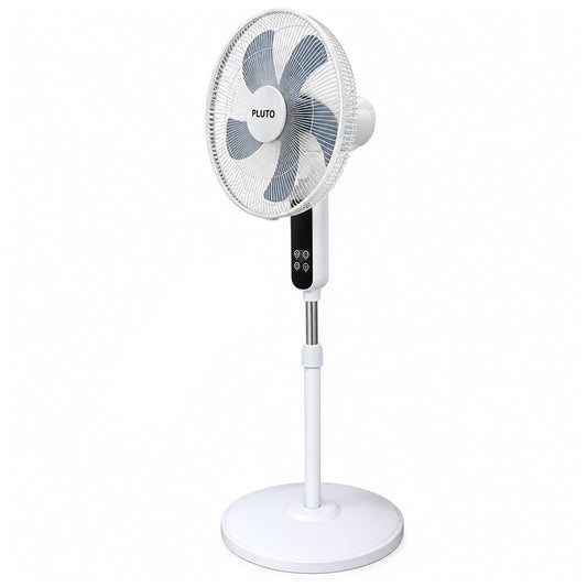 Pluto Stand Fan With Remote AOIE-FS65R 18 Inch - White