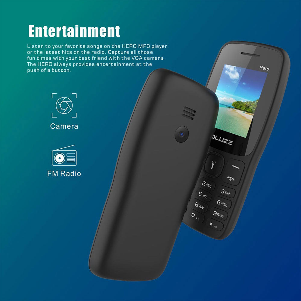 Pluzz Hero 600s Dual SIM (32MB  32MB Ram  1.77 Inch  2G)