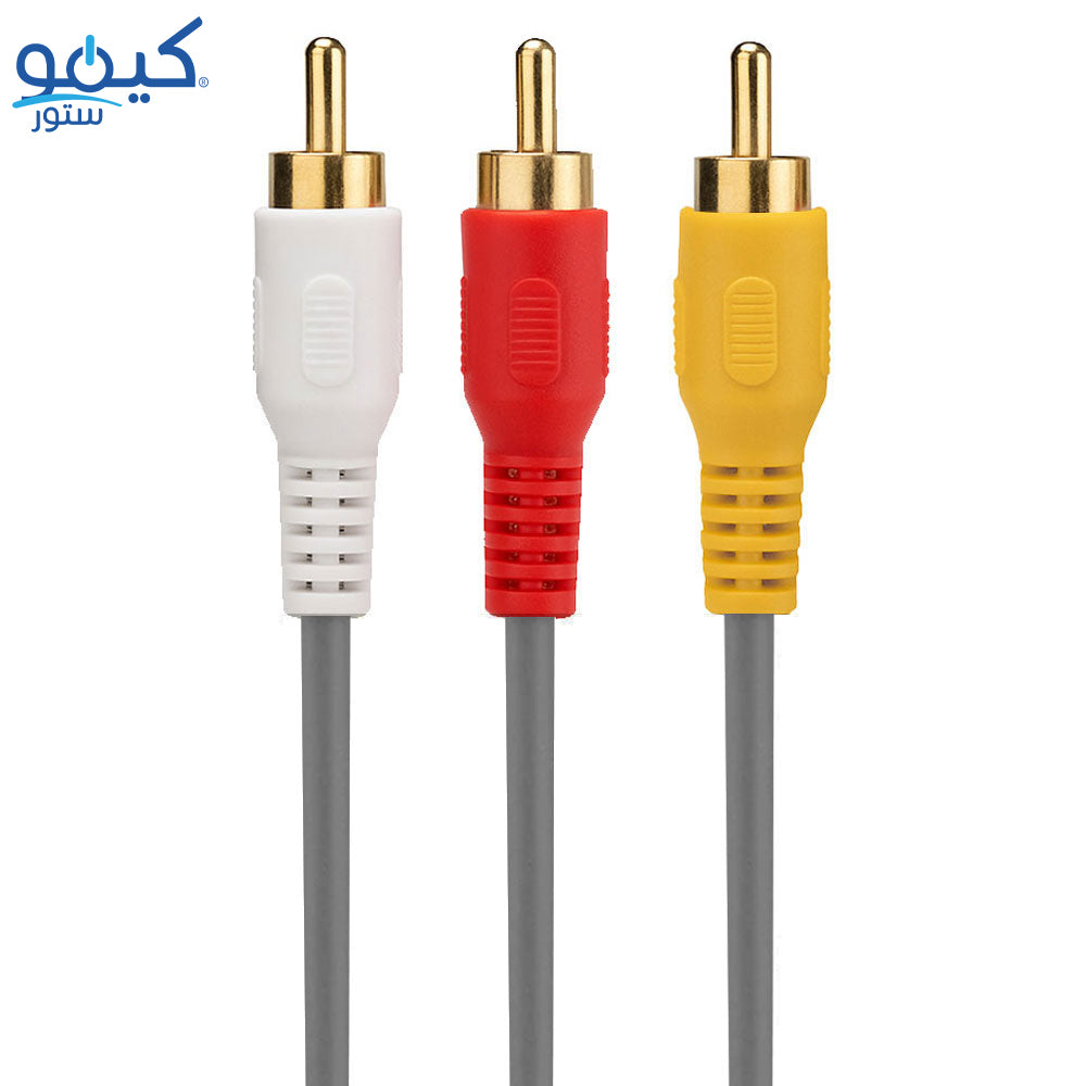 Point Audio Cable 3x3 1.5m - Gray