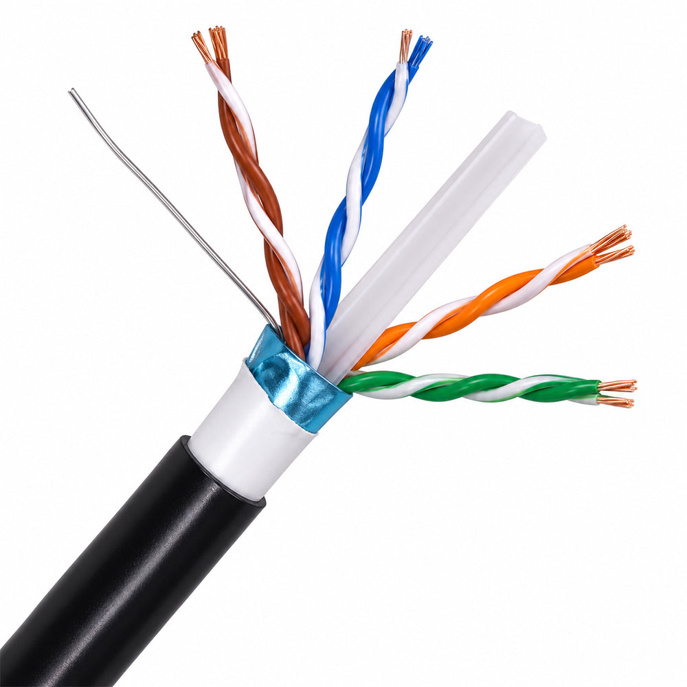 كابل نت بوينت 305 متر Cat6 FTP (غطاء مزدوج) - اسود