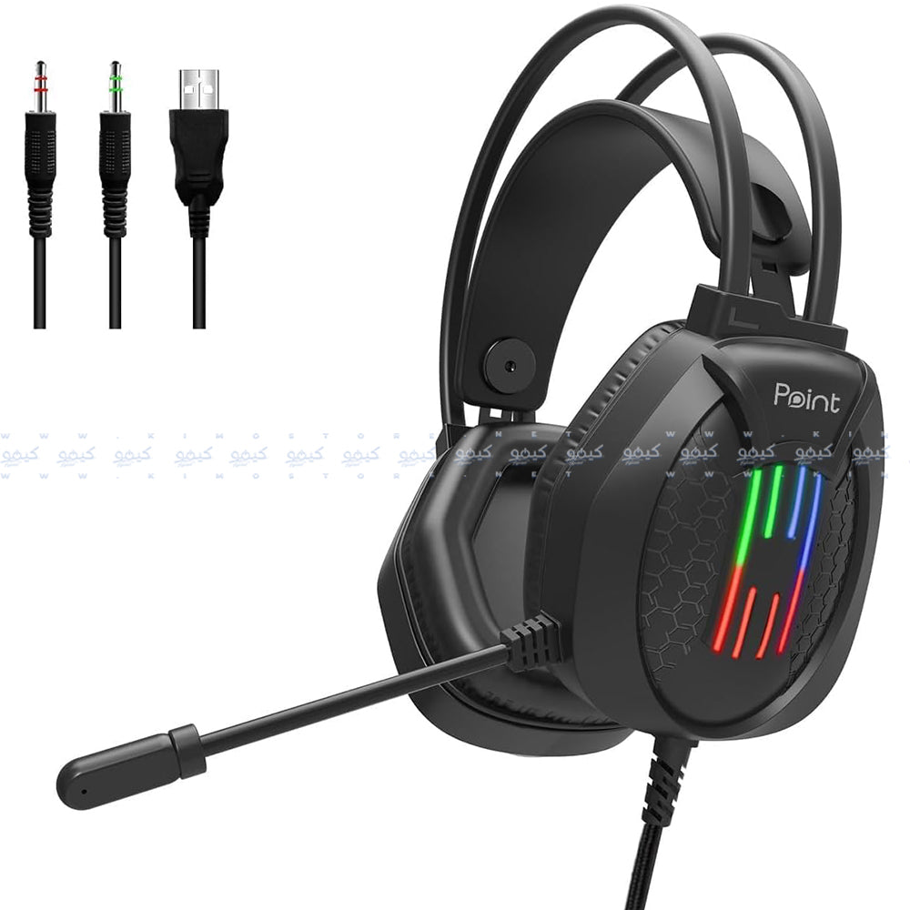 Point PT-07 Gaming Headset - Black