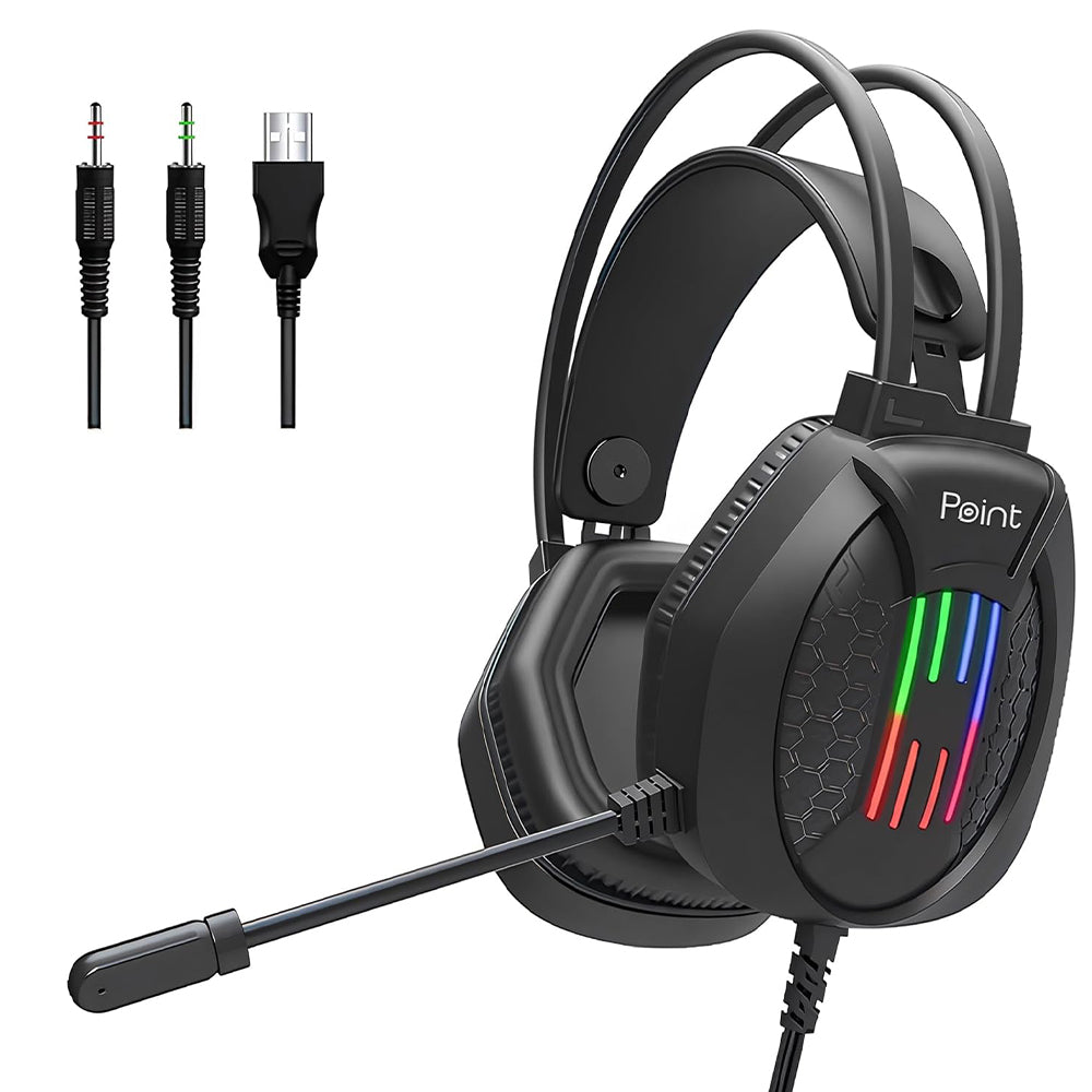 Point PT-07 Gaming Headset - Black