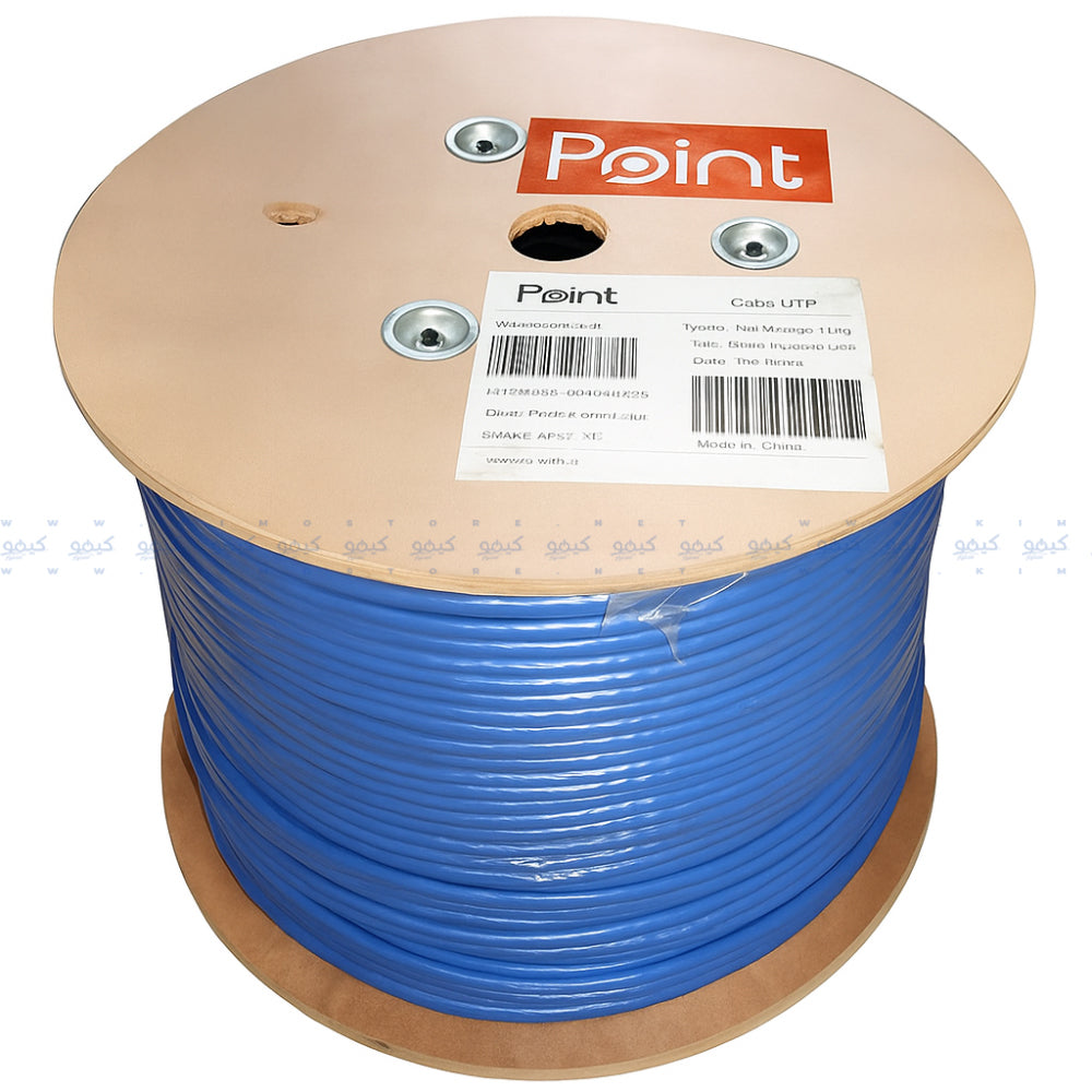 Point PT-11800 Network Cable 305m Cat6 UTP - Blue