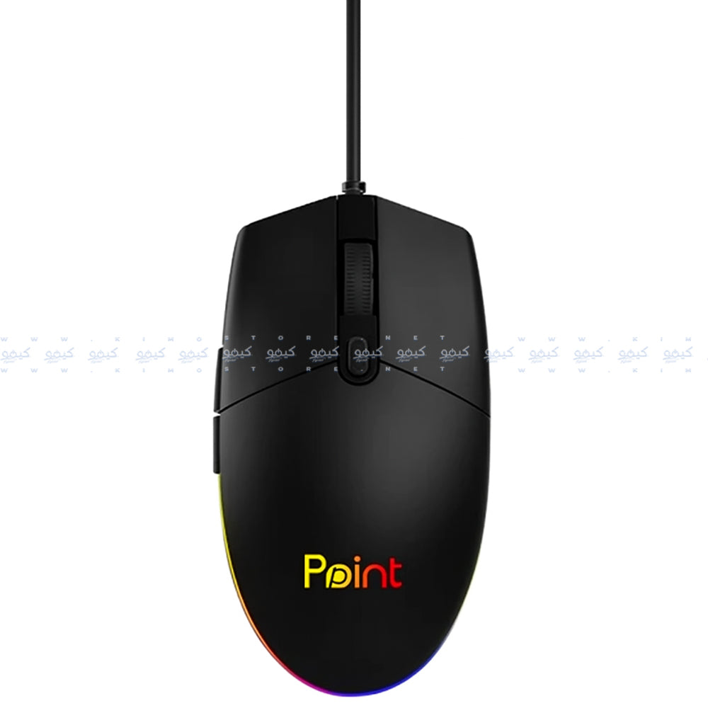 Point PT-214 Wired RGB Gaming Mouse - Black