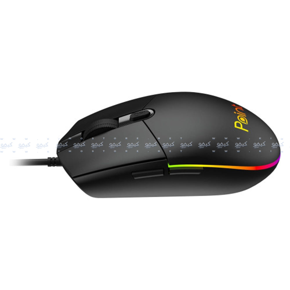 Point PT-214 Wired RGB Gaming Mouse - Black