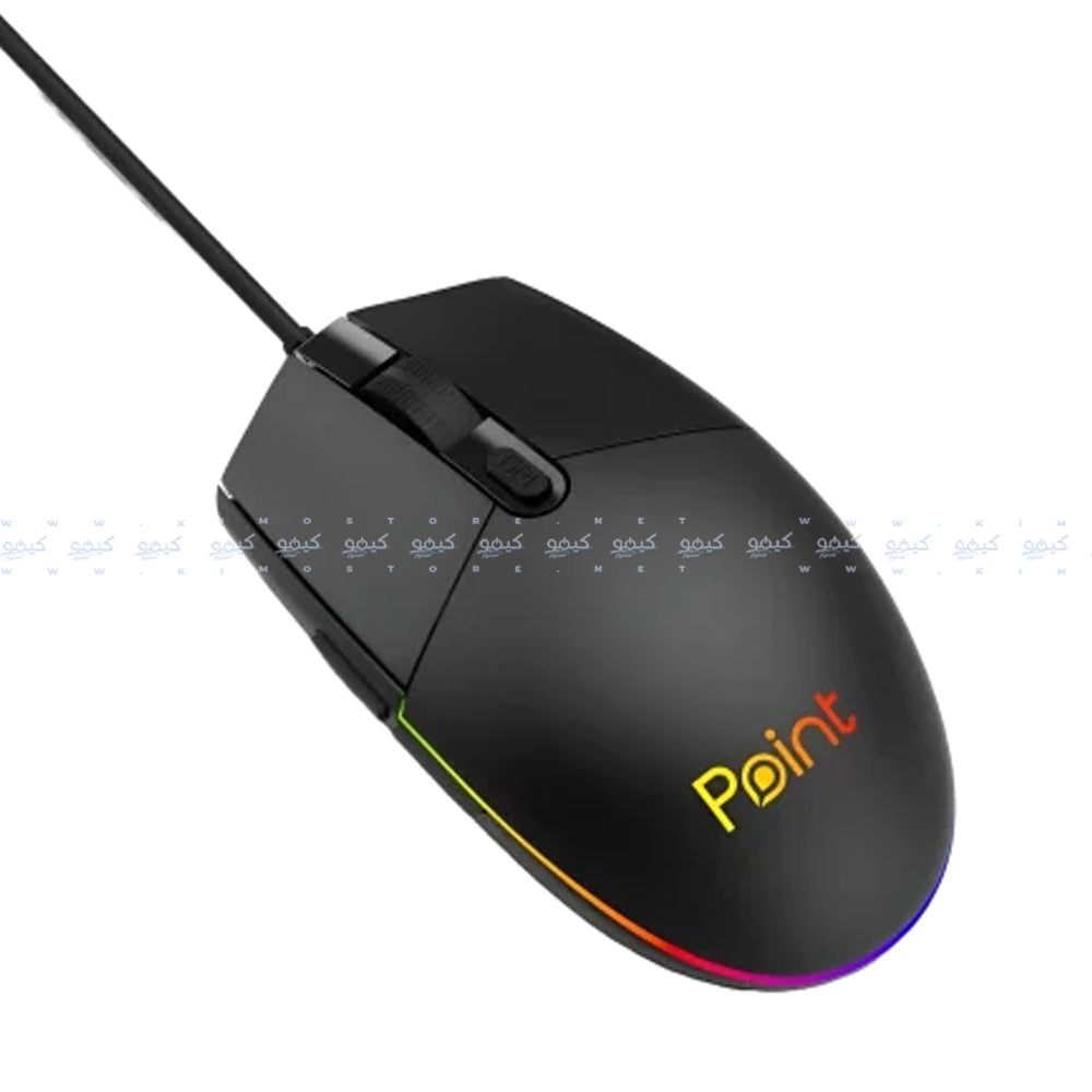 Point PT-214 Wired RGB Gaming Mouse - Black