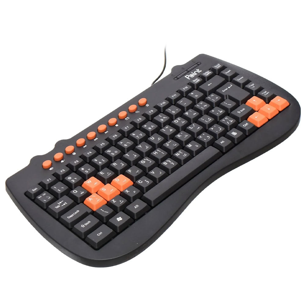 Point PT-360 Wired Keyboard English & Arabic