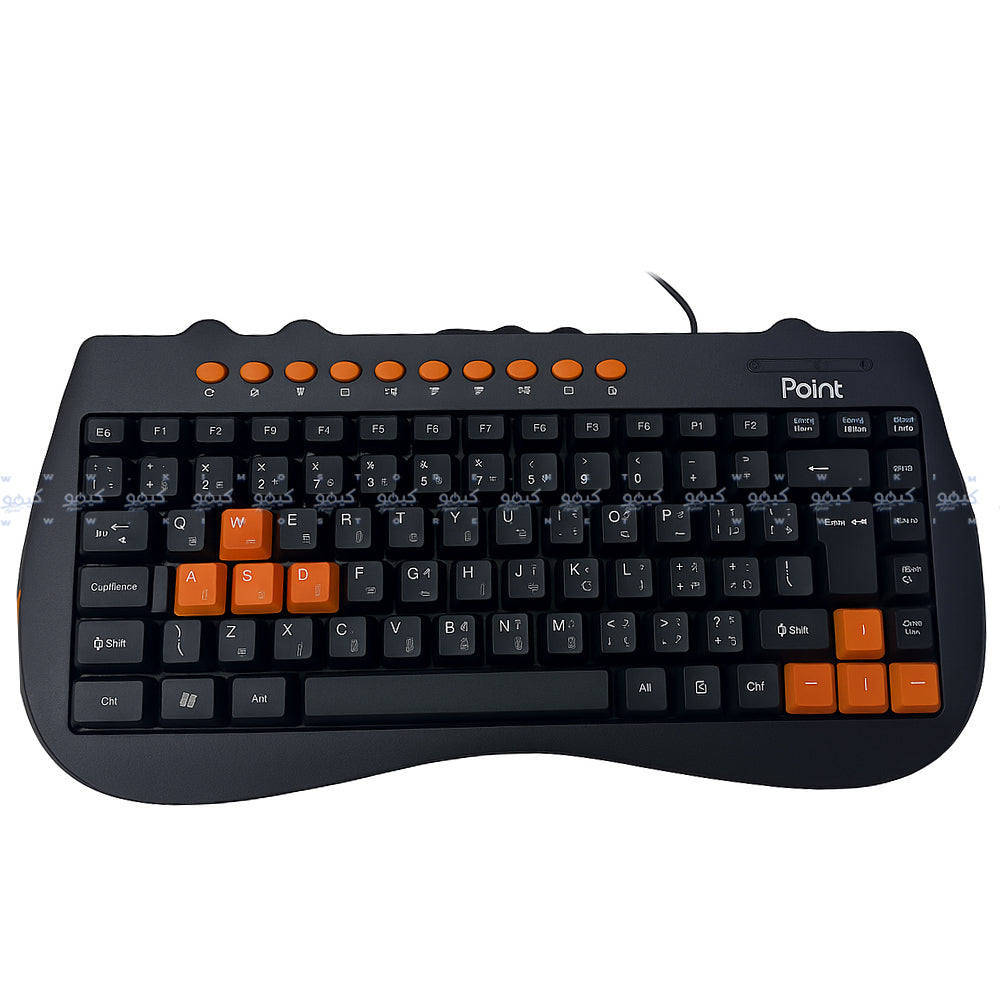 Point PT-360 Wired Keyboard English & Arabic