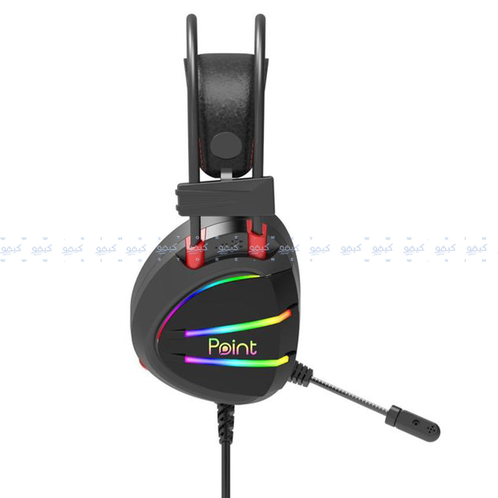 Point PT-900H RGB Gaming Headset 7.1 Surround Sound - Black