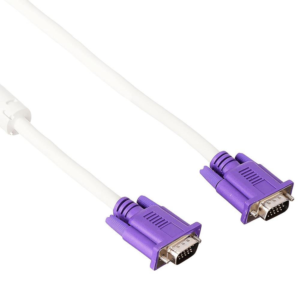 كابل شاشة VGA بوينت 20 متر - ابيض
