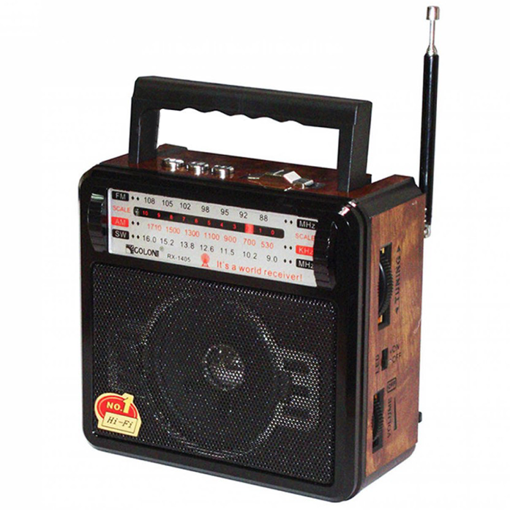 Golon RX-1405 Portable Radio Speaker 1.0 - Black