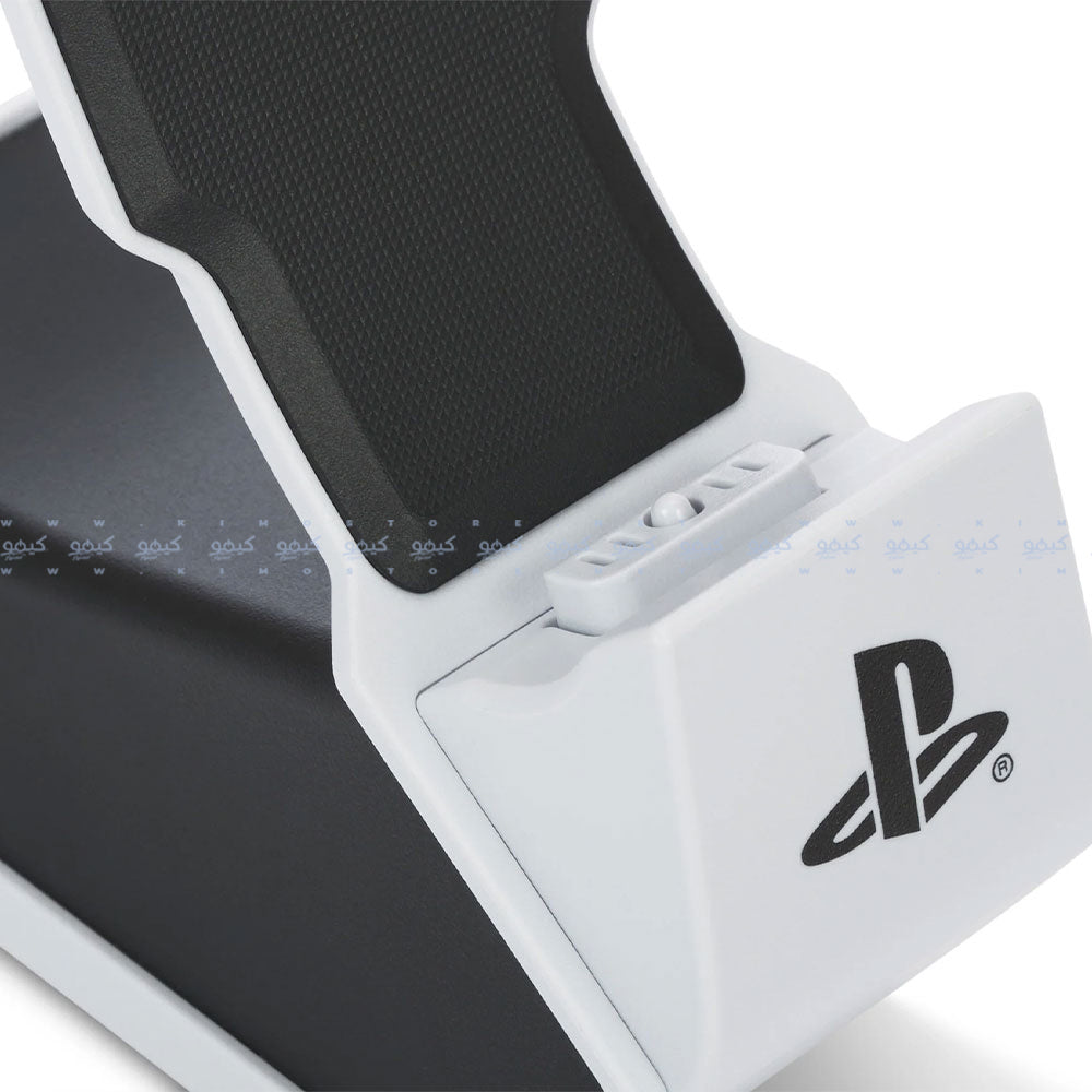 قاعدة شحن لاسلكيه باور ايه لذراع التحكم بلايستيشن S5 Solo DualSense - أبيض