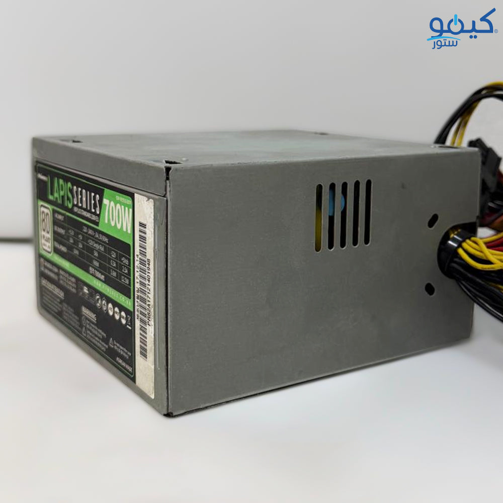 باور سبلاي كمبيوتر باور أكس أبيض Lapis Series 80 PLUS Certified 700W (إستعمال خارج)