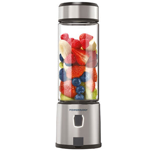 Powerology Rechargeable Portable Blender P6BPJBK 450ml 126W