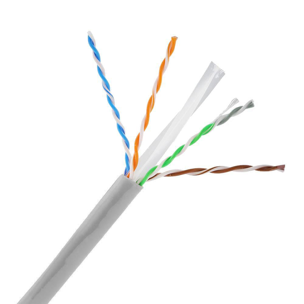 كابل نت وورك 23 AWG بريميم لاين 305 متر Cat6 U/UTP - رمادي