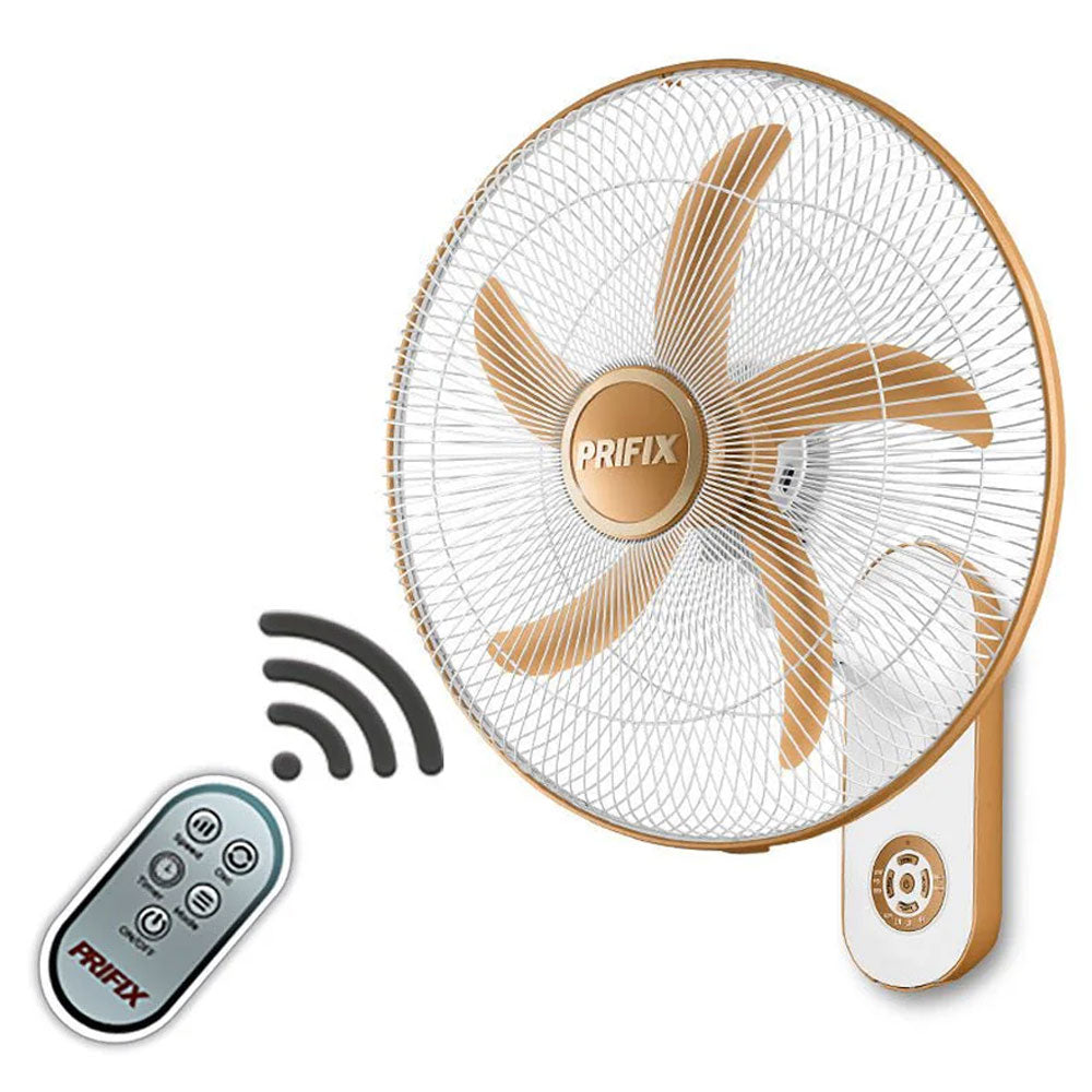 Prifix Wall Fan With Remote Hawaii WFH-181 18 Inch