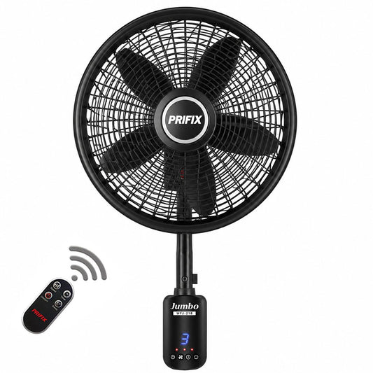 Prifix Wall Fan With Remote Jumbo WFJ-211 21 Inch