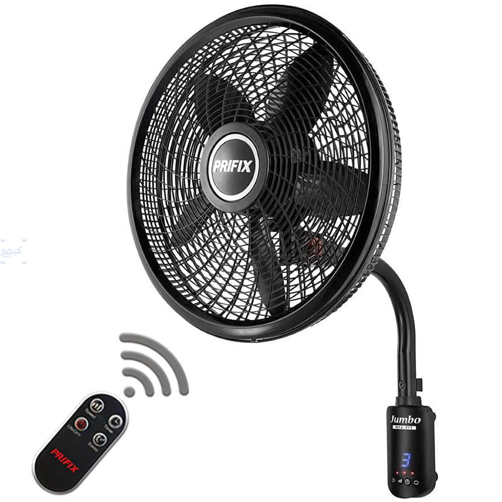 Prifix Wall Fan With Remote Jumbo WFJ-211 21 Inch