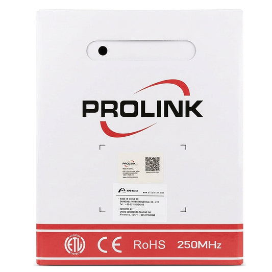 Prolink PL-C6-PVC-24W 24AWG Network Cable 305m Cat6 U/UTP PVC - Gray