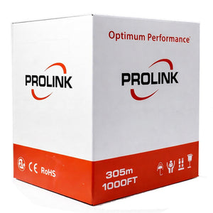 Prolink PVC Network Cable 305m Cat6 U/UTP - White