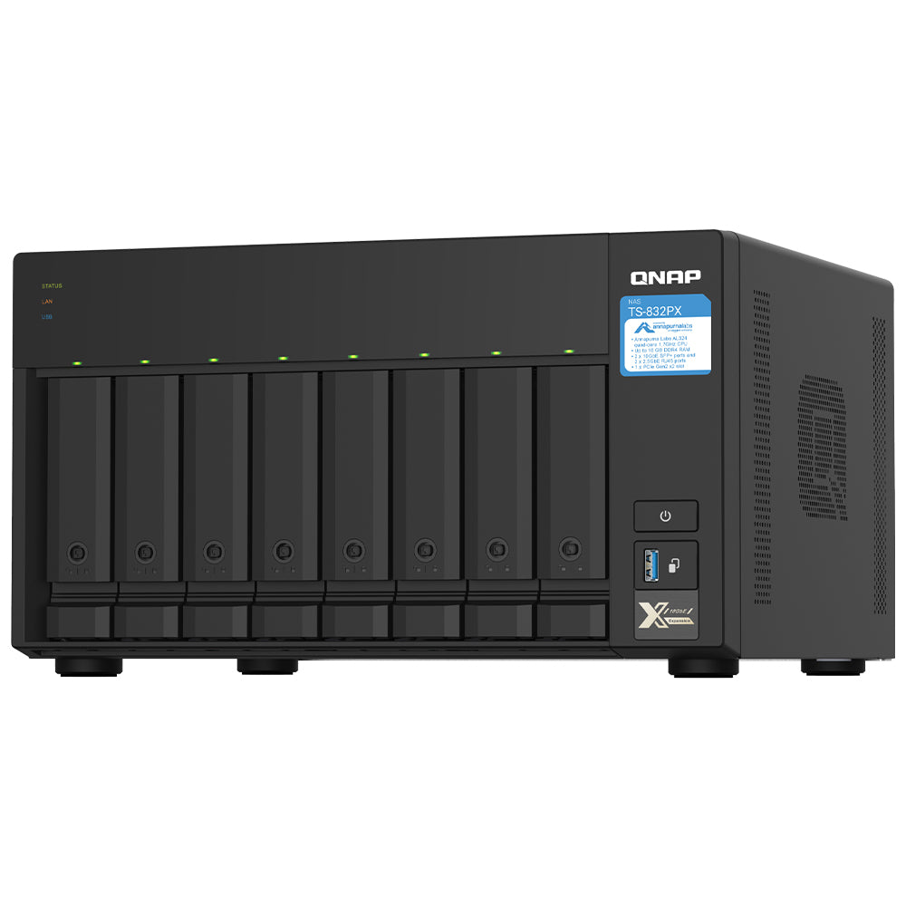 QNAP TS-832PX 8-Bay Cloud Storage NAS Enclosure