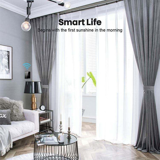 مفتاح ستارة سمارت باللمس من الزجاج بتقنية QQZBLN-106-W ZigBee - أبيض