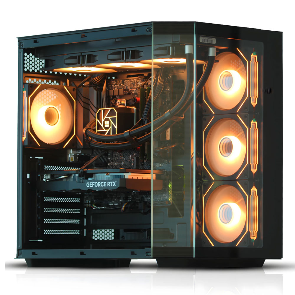 كيس ميد تاور رافال جيمينج MEGA PRIME RGB (إى إم دى رايزن 7-2700 - هارد PNY CS900 SSD 120GB - إم إس أى نفيديا جيفورس RTX 2060 6GB GDDR6 - مازربورد جيجابايت GA-A320M-H - باورسبلاى Super Flower SF-600R12N Power Supply 600W) تجميعة استعمال
