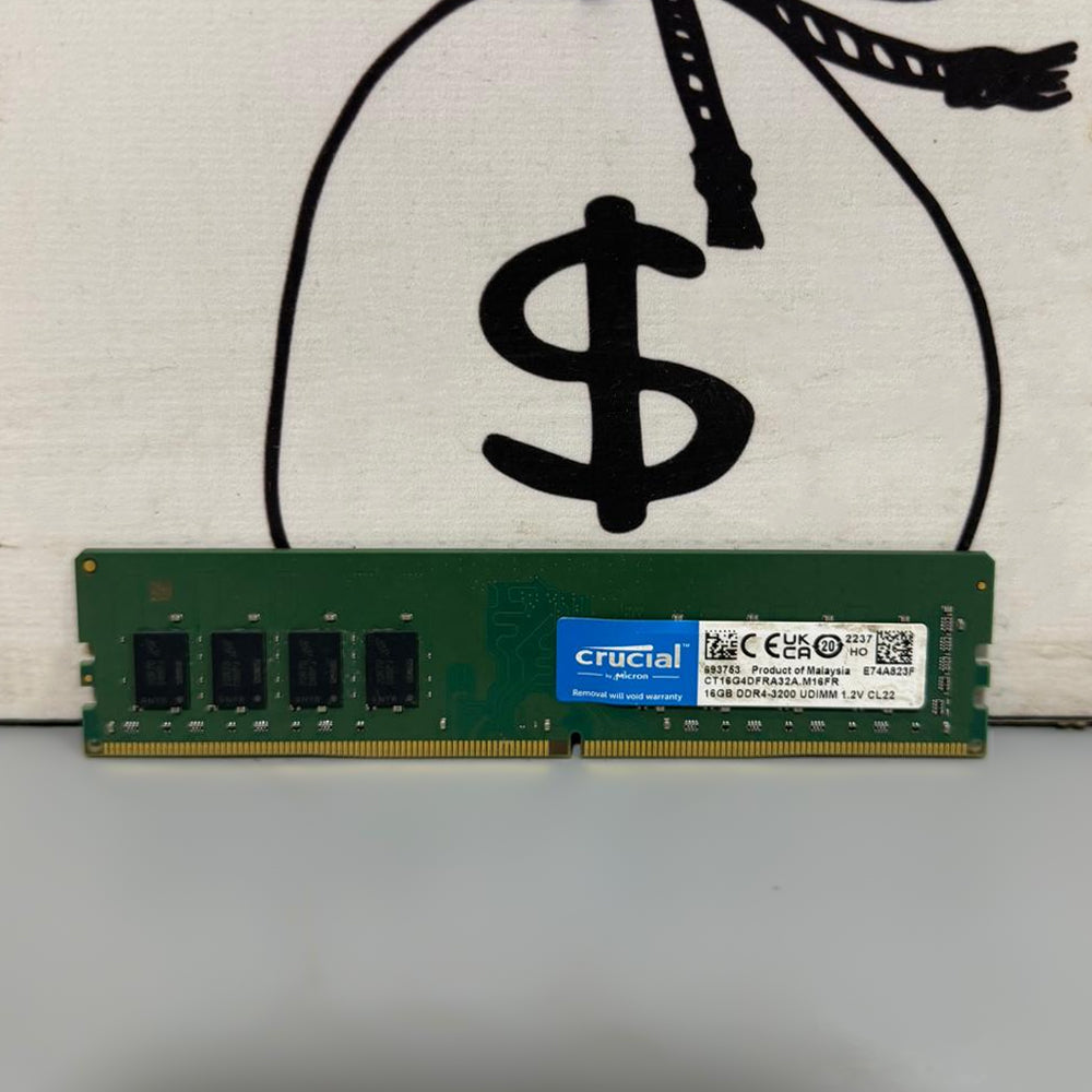رام كمبيوتر 16 جيجابايت 3200 ميجاهرتز DDR4 PC4 (استعمال خارج)