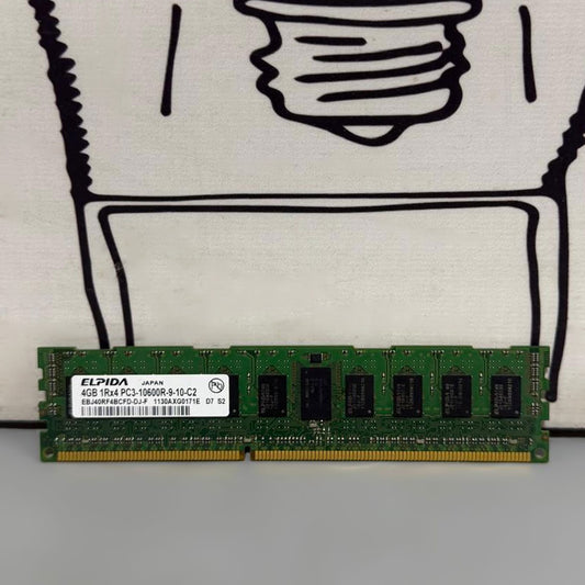 رام كمبيوتر 4 جيجابايت 10600R ميجاهرتز DDR3 PC3 (استعمال خارج)